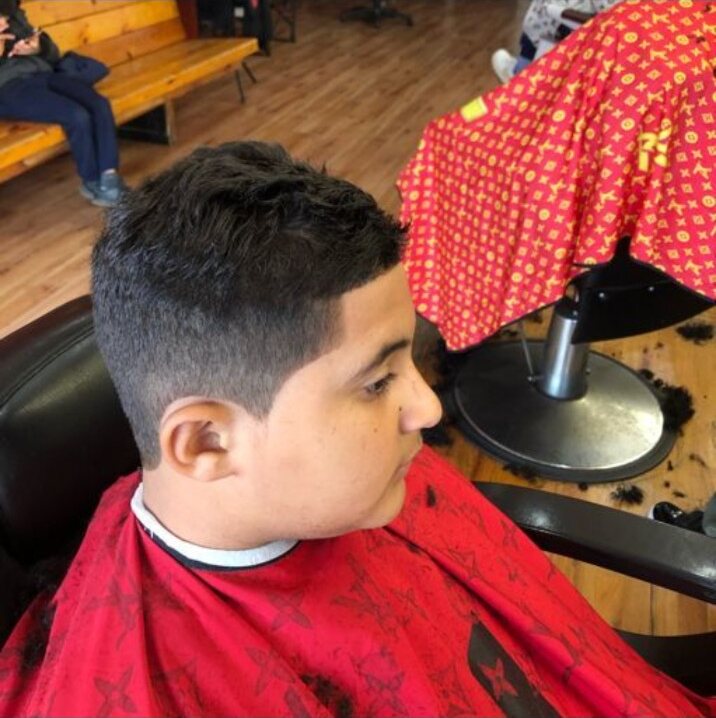 Textured taper