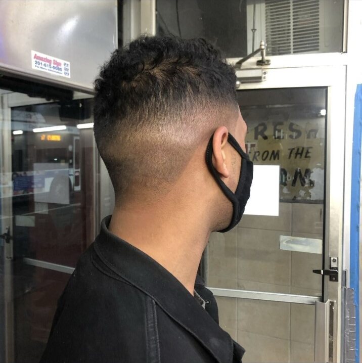 Taper fade rear view