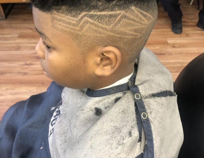 Creative design haircut by Sutphin Finest
